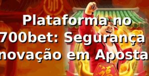 ⭐ Plataforma no 7700bet: Segurança e Inovação em Apostas
